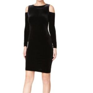 Figure Flattering Black Cocktail Dress